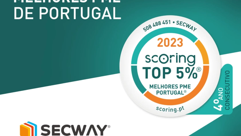 Certificação Scoring Top 5% MELHORES PME DE PORTUGAL 2023